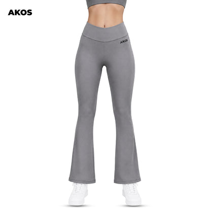 Akos Active Flared Leggings – Grey